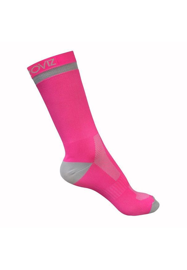PROVIZ - Skarpety odblaskowe Proviz Airfoot. Kolor: różowy. Sport: turystyka piesza