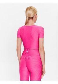Guess Bluzka Delma V3GP09 KBOA2 Różowy Regular Fit. Kolor: różowy. Materiał: syntetyk #4