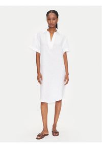 GANT - Gant Sukienka letnia 4503433 Biały Relaxed Fit. Kolor: biały. Materiał: len. Sezon: lato