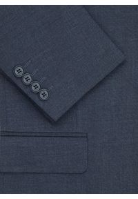 Pako Lorente - PAKO LORENTE - Granatowa marynarka garniturowa. Okazja: na spotkanie biznesowe. Kolor: niebieski. Materiał: wiskoza, poliester, elastan. Styl: biznesowy #9