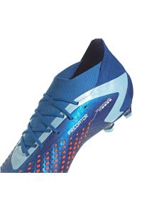 Adidas - Buty piłkarskie adidas Predator Accuracy.1 Fg M GZ0038 niebieskie. Zapięcie: sznurówki. Kolor: niebieski. Materiał: materiał, syntetyk, guma. Szerokość cholewki: normalna. Sport: piłka nożna #7