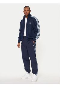 Adidas - adidas Bluza adicolor Classics Firebird JP2544 Granatowy Loose Fit. Kolor: niebieski. Materiał: syntetyk