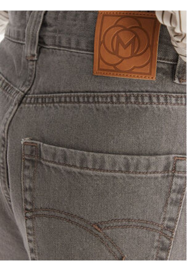 Marella Jeansy 2523186084 Szary Mom Fit. Kolor: szary