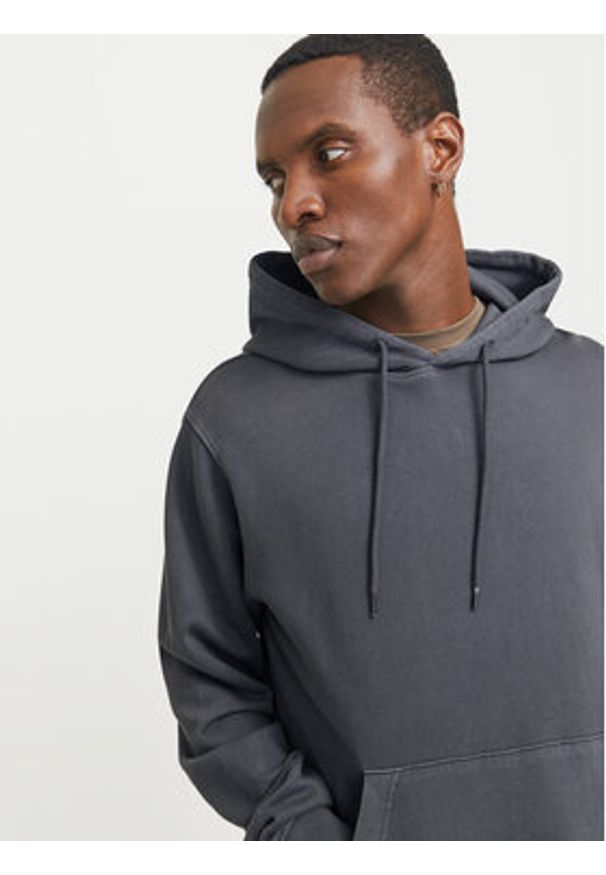 Jack & Jones - Jack&Jones Bluza Charge 12268272 Szary Loose Fit. Kolor: szary. Materiał: bawełna