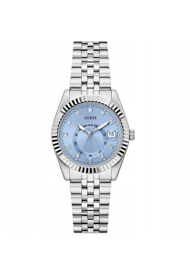 Zegarek damski Guess GW0936L1 CYRKONIE srebrny. Kolor: srebrny