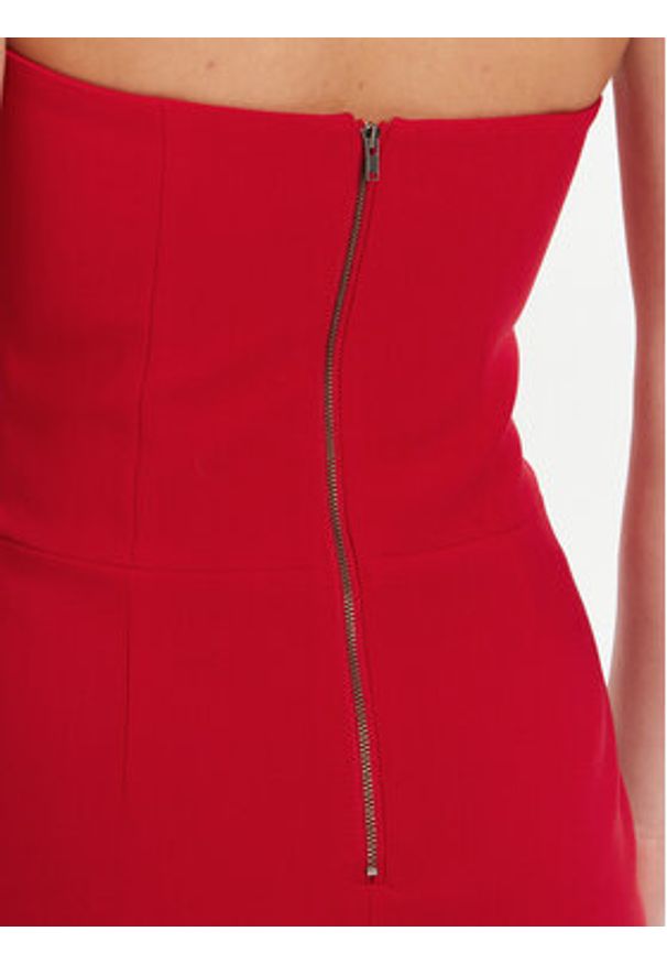 BARDOT - Bardot Sukienka koktajlowa 59728DB Czerwony Slim Fit. Kolor: czerwony. Materiał: syntetyk, wiskoza. Styl: wizytowy