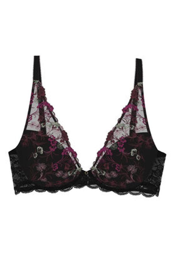 Triumph Biustonosz z fiszbiną Sensual Spotlight 10219831 Czarny. Kolor: czarny. Materiał: syntetyk