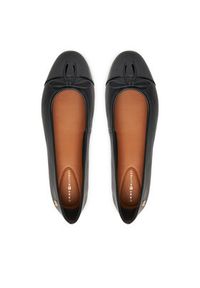 TOMMY HILFIGER - Tommy Hilfiger Baleriny Patent Toe-Cap FW0FW08830 Czarny. Kolor: czarny. Materiał: skóra #5