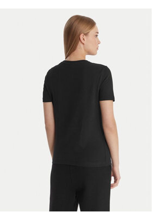 Guess T-Shirt V6RI15 J1314 Czarny Regular Fit. Kolor: czarny. Materiał: bawełna