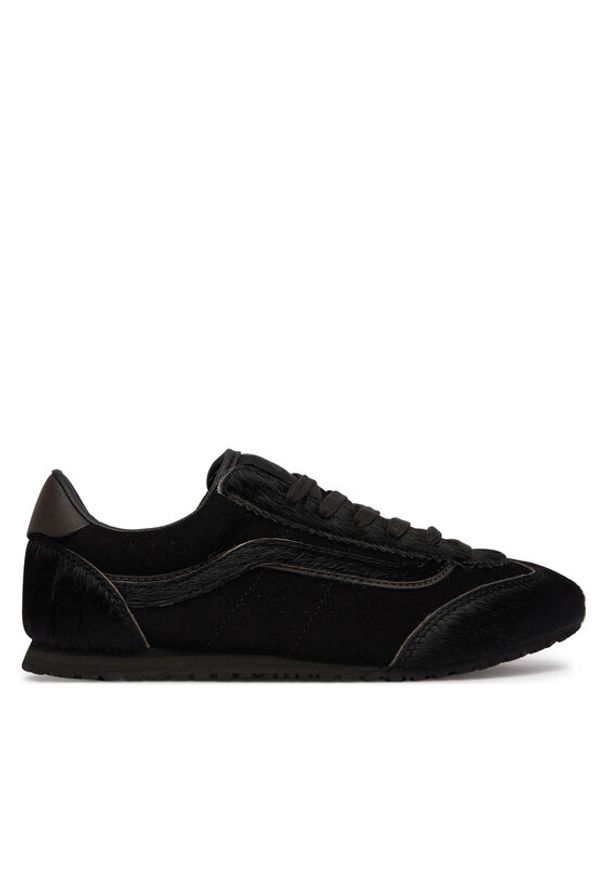 Vans Sneakersy Super Lowpro VN000D83CJK1 Czarny. Kolor: czarny. Materiał: skóra, zamsz