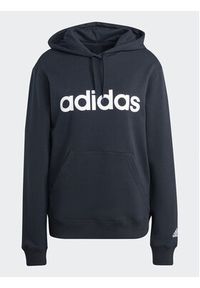 Adidas - adidas Bluza Essentials Linear IC4426 Czarny Regular Fit. Kolor: czarny. Materiał: bawełna #3