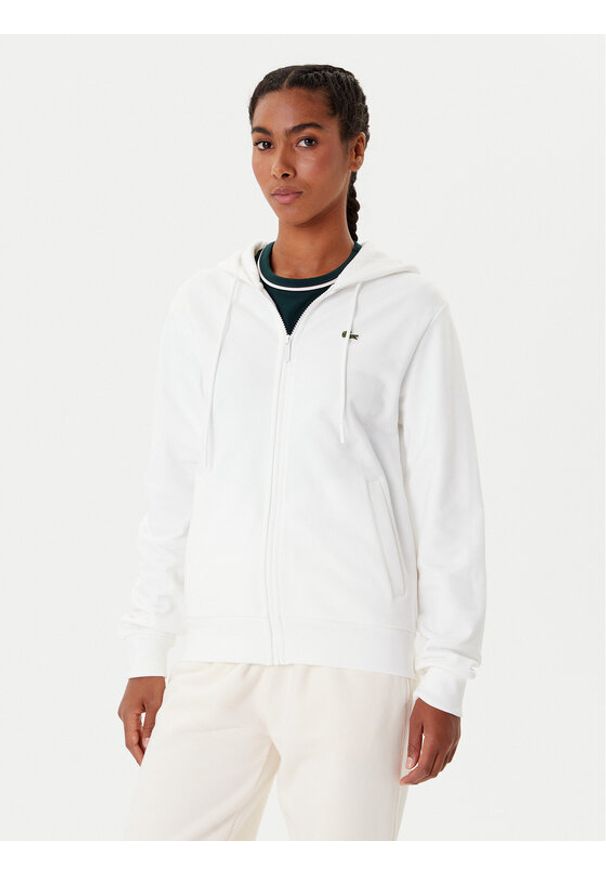 Lacoste Bluza SF5256 Écru Regular Fit. Materiał: bawełna