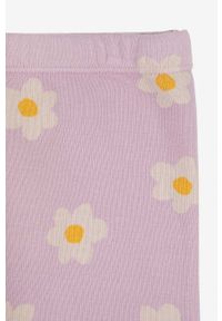 Bobo Choses - A.P.C. legginsy niemowlęce kolor fioletowy wzorzyste. Kolor: fioletowy. Materiał: bawełna #4