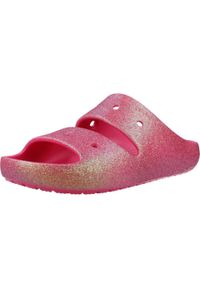 Crocs - Sandały CROCS CLASSIC IRIDESCENT GLTTR Rose. Kolor: różowy. Materiał: guma #1