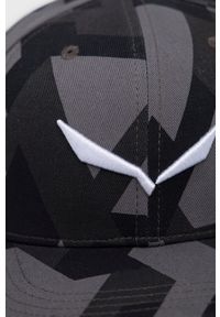 Salewa czapka z daszkiem Puez Camou kolor szary wzorzysta. Kolor: szary. Materiał: materiał #2