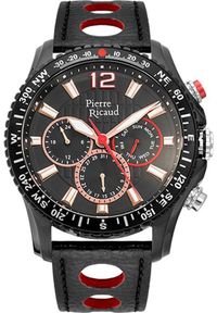 Zegarek Pierre Ricaud Zegarek męski Pierre Ricaud P97222.B254QFR czarny. Kolor: czarny #1
