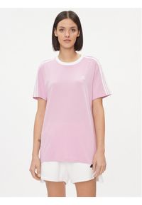 Adidas - adidas T-Shirt Essentials 3-Stripes IM2875 Różowy Loose Fit. Kolor: różowy. Materiał: bawełna