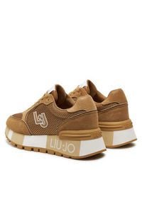 Liu Jo Sneakersy Amazing 23 BF4049 PX531 Beżowy. Kolor: beżowy. Materiał: zamsz, skóra #4