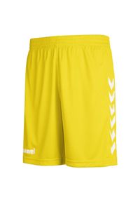 Spodenki sportowe męskie Hummel Core Poly Shorts. Kolor: żółty #1