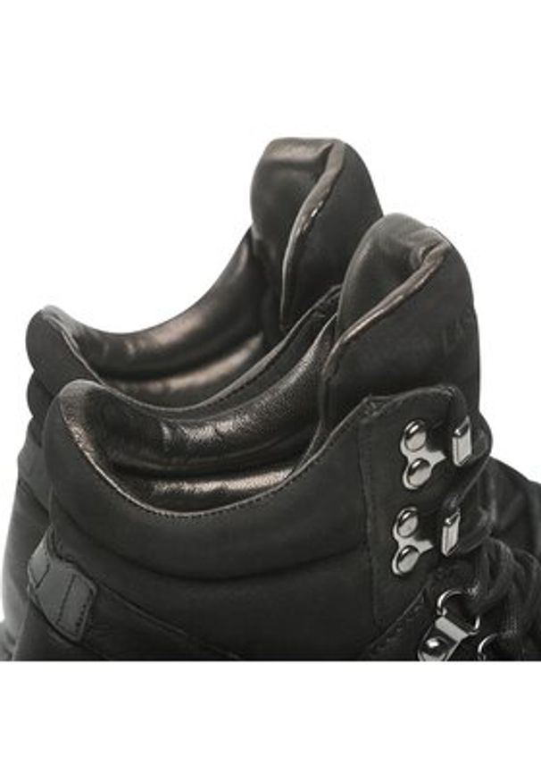 Lasocki Trapery WB-ASPIN-05 Czarny. Kolor: czarny. Materiał: nubuk, skóra