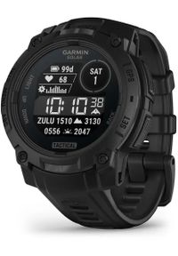 GARMIN - Zegarek sportowy Garmin Instinct 3 Solar Tactical Edition - 45mm Czarny (010-02934-50). Kolor: czarny. Styl: sportowy #1