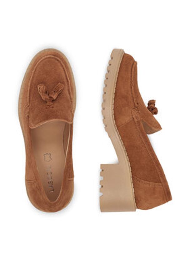 Lasocki Loafersy WB-RONA-21 Brązowy. Kolor: brązowy. Materiał: skóra, zamsz