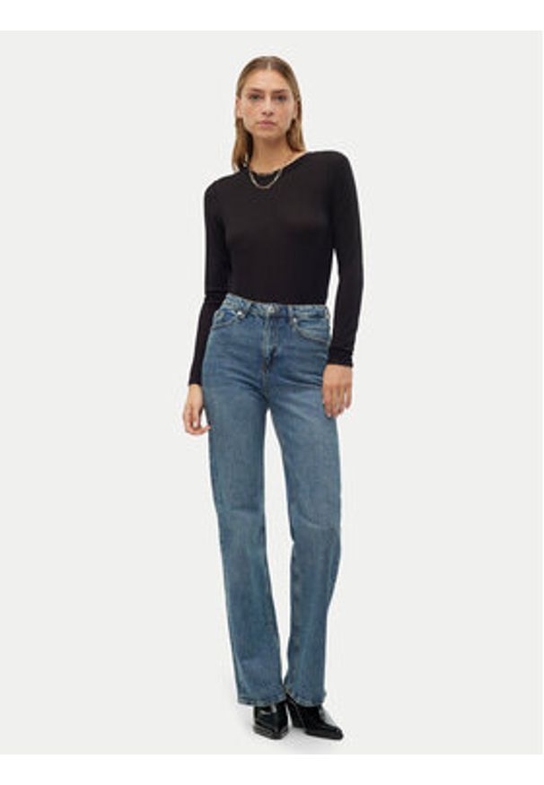 Vero Moda Jeansy Tessa 10311179 Niebieski Wide Leg. Kolor: niebieski