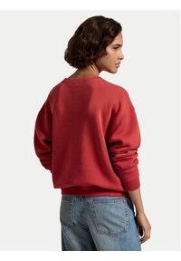 Polo Ralph Lauren Bluza 211943006016 Czerwony Relaxed Fit. Typ kołnierza: polo. Kolor: czerwony. Materiał: bawełna