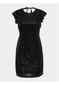 only - ONLY Sukienka koktajlowa 15164310 Czarny Regular Fit. Kolor: czarny. Styl: wizytowy #5