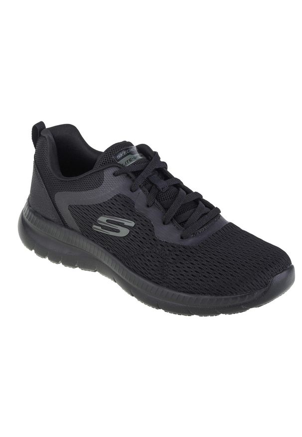 skechers - Buty sportowe Sneakersy damskie, Skechers Bountiful-Quick Path. Kolor: czarny. Materiał: materiał, syntetyk. Sport: turystyka piesza