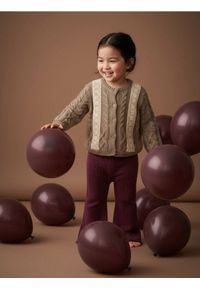 Sinsay - Sweter z domieszką wełny - brązowy. Kolor: brązowy. Materiał: wełna #1