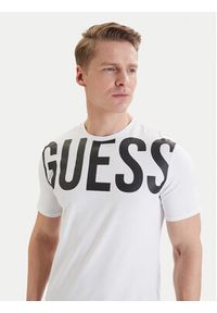 Guess T-Shirt F6GI01 J1314 Biały Slim Fit. Kolor: biały. Materiał: bawełna #4
