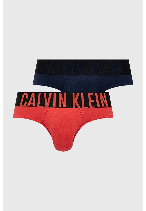 Calvin Klein Underwear Slipy męskie kolor czerwony. Kolor: czerwony