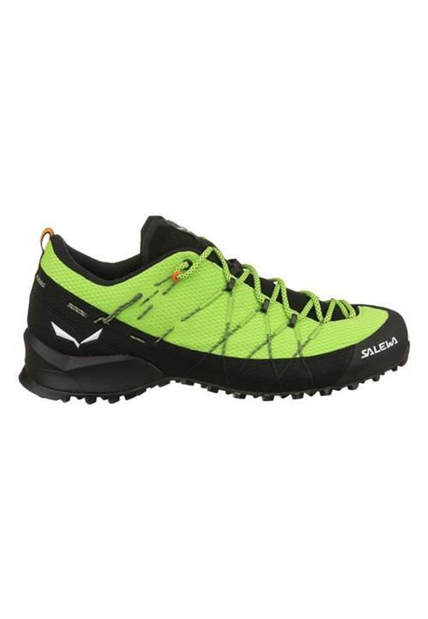 Buty trekkingowe męskie Salewa Wildfire 2. Kolor: wielokolorowy, czarny. Materiał: materiał, syntetyk. Szerokość cholewki: normalna