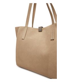 Calvin Klein Torebka Ck Narrate Shopper_Suede K60K612983 Beżowy. Kolor: beżowy. Materiał: skórzane, zamszowe #3