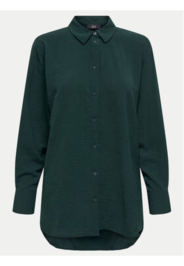 JDY Koszula Kenta 15268316 Zielony Regular Fit. Typ kołnierza: kołnierzyk klasyczny. Kolor: zielony. Materiał: syntetyk