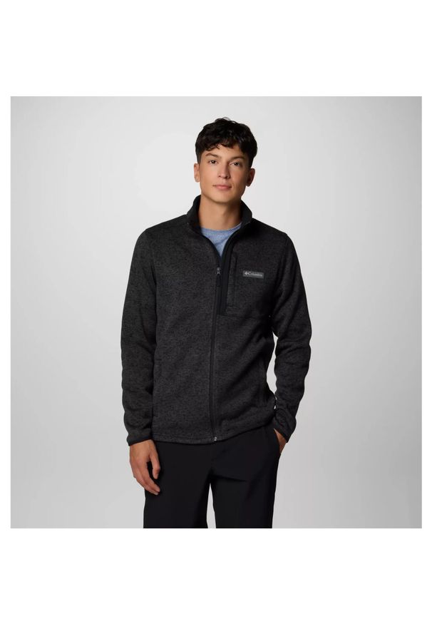 columbia - Bluza Polarowa Męska Columbia Sweater Weather. Typ kołnierza: polo. Kolor: czarny. Materiał: polar