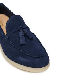 Clarks Mokasyny Narini Edge 26181452 Granatowy. Kolor: niebieski. Materiał: zamsz, skóra #6