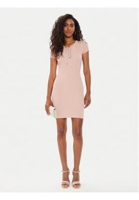 Guess Sukienka dzianinowa W4YK06 Z2V62 Różowy Bodycon Fit. Kolor: różowy. Materiał: wiskoza. Typ sukienki: bodycon