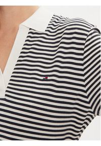 TOMMY HILFIGER - Tommy Hilfiger Sukienka letnia WW0WW41567 Granatowy Regular Fit. Kolor: niebieski. Materiał: lyocell, bawełna. Sezon: lato #4