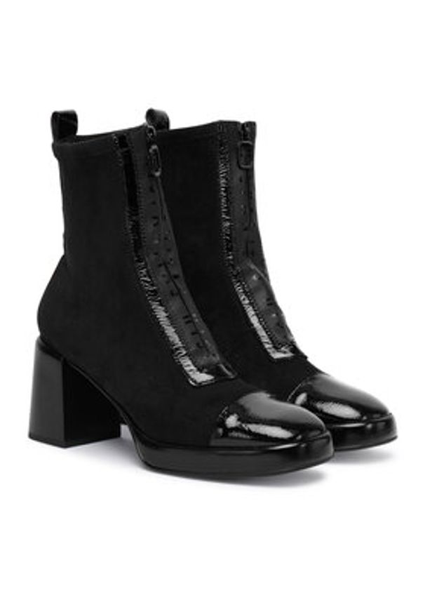 Hispanitas Botki HI254230 Czarny. Kolor: czarny. Materiał: materiał