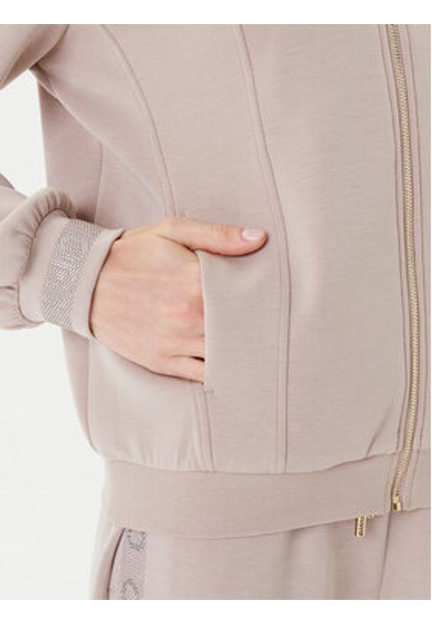 Liu Jo Bluza TF5090 J4616 Beżowy Regular Fit. Kolor: beżowy. Materiał: syntetyk