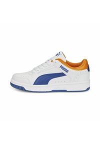 Puma - Buty na co dzień młodzieżowe PUMA REBOUND JOY LOW JR eko skóra. Okazja: na co dzień. Kolor: biały. Materiał: materiał, skóra, syntetyk