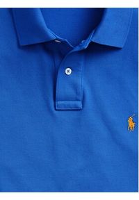 Polo Ralph Lauren Polo 710782592011 Niebieski Custom Slim Fit. Typ kołnierza: polo. Kolor: niebieski. Materiał: bawełna #3