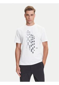 BOSS T-Shirt GRX Zone 50543808 Biały Regular Fit. Kolor: biały. Materiał: bawełna