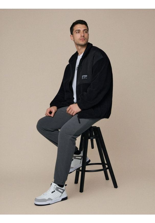 Sinsay - Spodnie jogger - szary. Kolor: szary