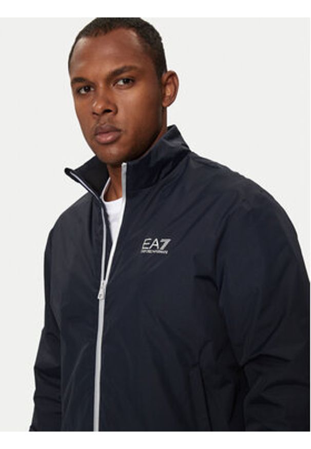 EA7 Emporio Armani Kurtka bomber 8NPB20 PNFZZ 0562 Granatowy Regular Fit. Kolor: niebieski. Materiał: syntetyk
