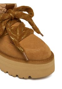 Karl Lagerfeld - KARL LAGERFELD Śniegowce KL48632 Brązowy. Kolor: brązowy. Materiał: zamsz, skóra #5