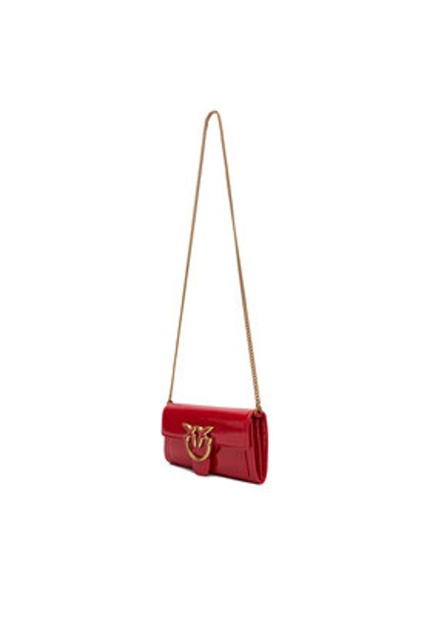 Pinko - PINKO Torebka Love One Wallet C PE25 PLTT 100062 A1UV Czerwony. Kolor: czerwony. Materiał: skórzane