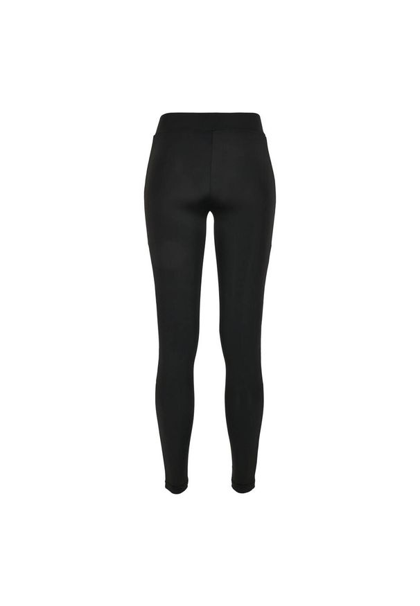 Urban Classics - Legginsy Damskie Tkanina Techniczna Siatkowe. Kolor: czarny. Materiał: tkanina. Sport: turystyka piesza